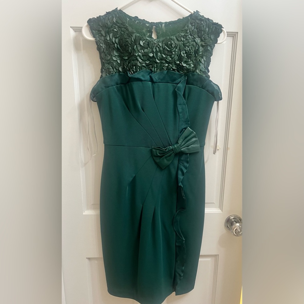 Brand new Mikael Aghal embroidered cocktail dress